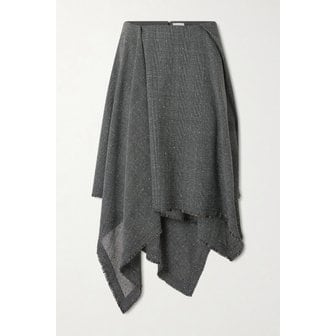 알렉산더맥퀸 어시메트릭 프린스 오브 웨일스 울 미디 스커트 46376663163019578