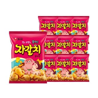  농심 자갈치 문어맛 90g x 10개 / 스낵 간식
