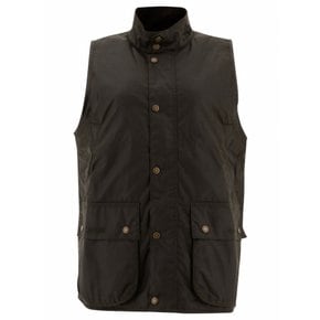 남성 Barbour x 왁스드 오버사이즈 베스트 자켓 BRGIL0035 UT2888697 그린 /