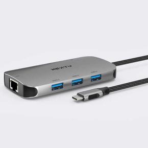 아트박스/익스트리모 USB-C Type 9in1 멀티포트 어댑터 60W고속충전DEX지원