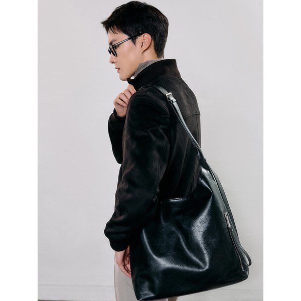 Riverside Slouchy hobo messenger [black]