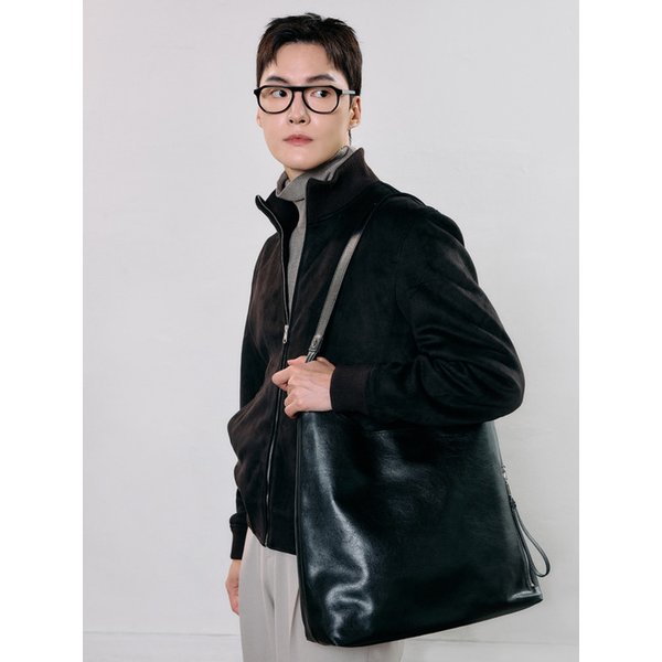 Riverside Slouchy hobo messenger [black]