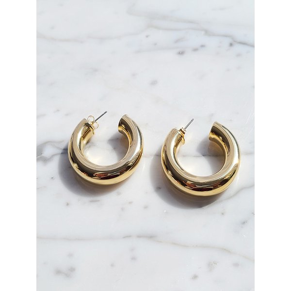 Bold Hoop Ring Earrings