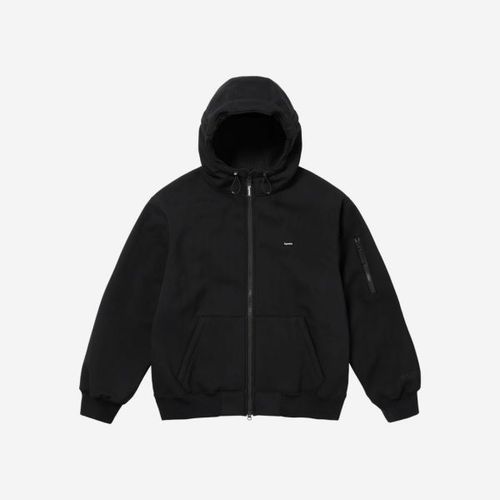 슈프림 윈드스토퍼 집업 후드 스웨트셔츠 블랙 - 23FW Supreme Windstopper Zip Up Hooded Sweat