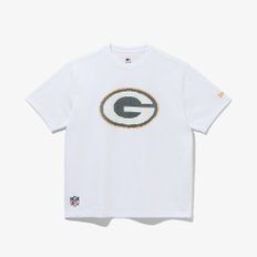 [스타필드수원][공용]NFL 그린베이 패커스 도트 프린트 티셔츠 화이트 (14384743)