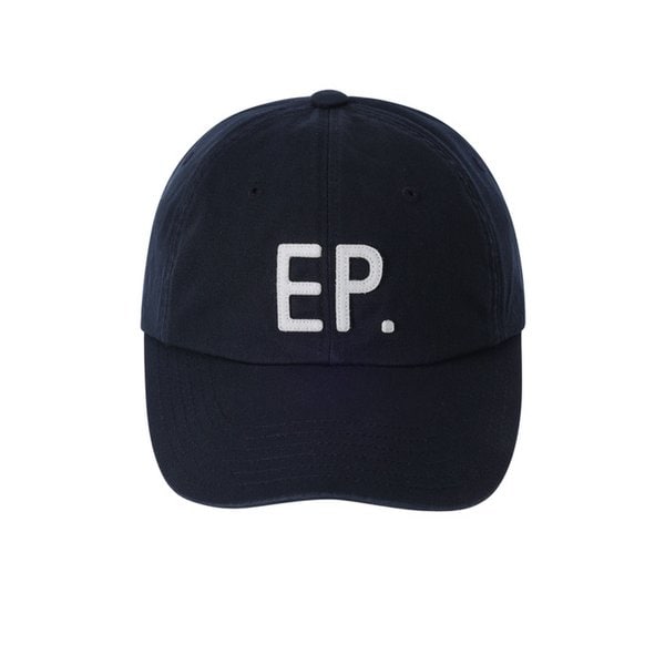 EP 아플리케 워시드 소프트 캡 네이비