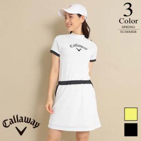 5834678 반소매 원피스메쉬풍 캐로웨이 골프 Callaway 유명 프로 착용 브랜 CA3502975