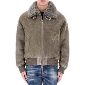 국내배송 23FW 아미 빈티지 디테일 램 시어링 보머 자켓 UJK085 LH0018 281