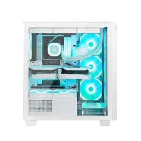 SUITMASTER M3000 뉴본 ARGB 강화유리 컴퓨터 PC 케이스 화이트