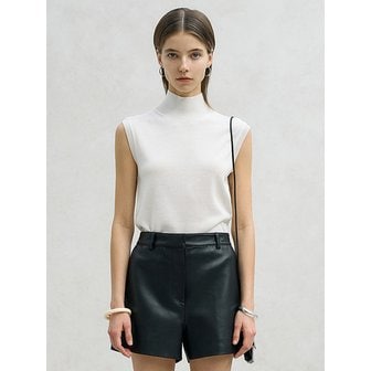 블러썸에이치컴퍼니 TIS SILK HALF TURTLE-NECK SLEEVELESS