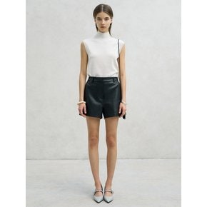 TIS SILK HALF TURTLE-NECK SLEEVELESS