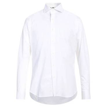 이스퀘어 5086392 Aquascutum Sophisticated Cotton Shirt with Embroide Mens Logo