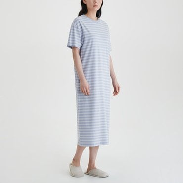 JAJU 25 S/S  JAJU  여 스마트 코튼 반팔 라운지 원피스  J205203004