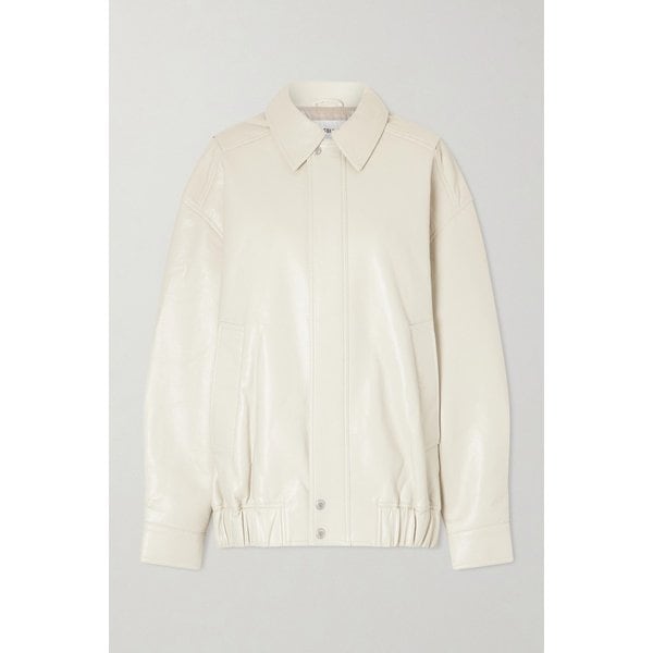 애스턴 가죽 블렌드 봄버 재킷 46376663163028866