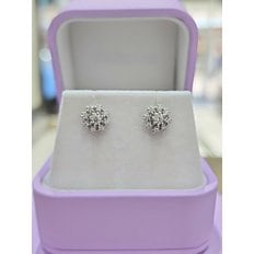 [여주점] [여주점] 판타지아 18K 화이트골드 다이아몬드 귀걸이 (211200310)