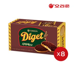 오리온 닥터유 다이제 초코6P(312g) x 8개