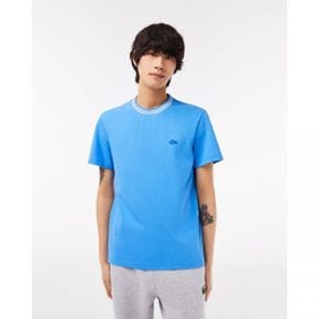 4180823 Lacoste Regular Fit Stretch Pique T-Shirt - ETHEREAL/OVERVIEW