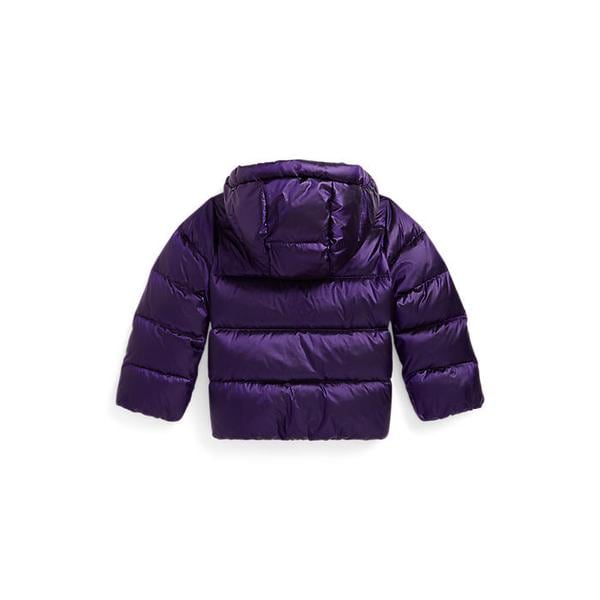 폴로 키즈 여아 2-6세 메탈릭 다운 후드 재킷(CWPOOTWR2820087500)