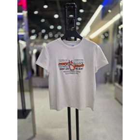 [시흥점] 26`여성용 코기 잔디자수 크롭반팔티(화이트)/JHZZ37506WH