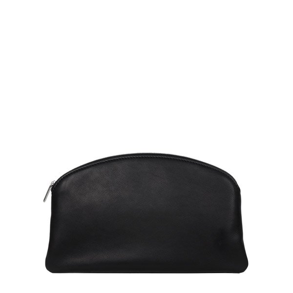 [부산점] 25FW 블랙 라운드 컴팩트 파우치 클러치 W1864L628 BAS