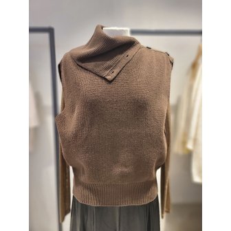 시슬리 [여주점] 울 블렌드 터틀넥 니트 베스트(SAKP55461)