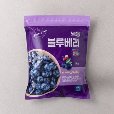  칠레산 냉동 블루베리 1kg (팩)