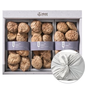 채씨네 표고버섯 선물세트 흑화고 혼합 2호 보자기포장