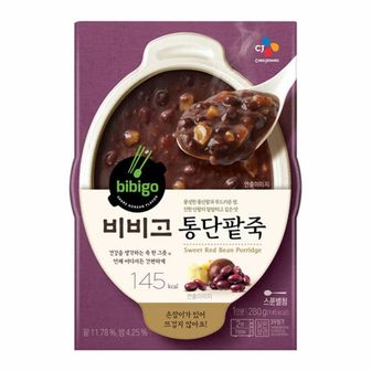 제이큐 국 즉석국 CJ 비비고통단팥죽 280g X ( 2매입 )