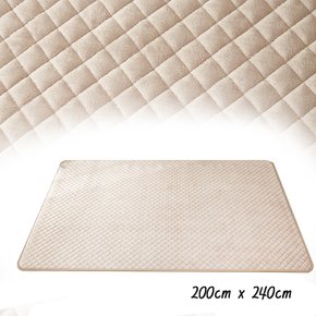EMF 분리난방 텐트 캠핑 탄소 전기 매트/장판/요 온열매트 특대형 200x240