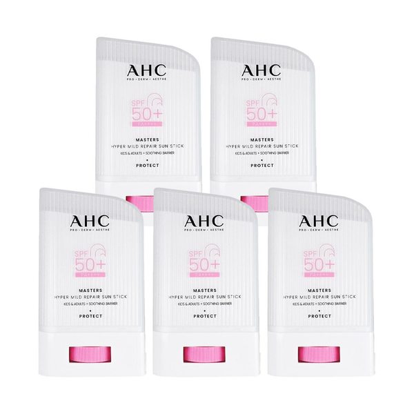 [2025 최신상] AHC 핑크 선스틱 22g 5개 마스터즈 하이퍼 마일드 리페어