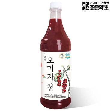 굿허브 더 진한 오미자청 원액 엑기스 900ml