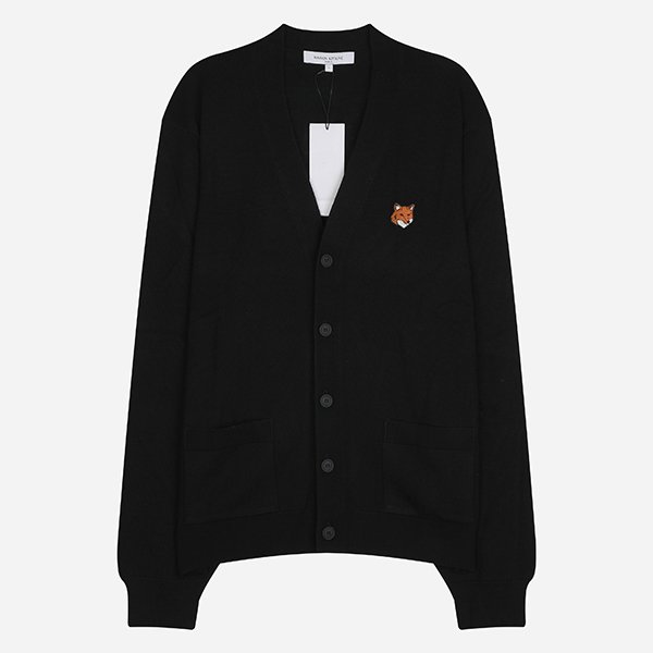 [시흥점] 6S PM00501KT1181 P199 폭스 헤드 가디건 블랙