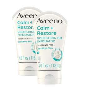 [해외직구] Aveeno 아비노 캄 리스토어 너리싱 PHA 엑스폴리에이터 118ml 2팩