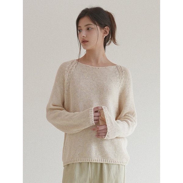 [1차]ORVE LINEN KNIT (IVORY)