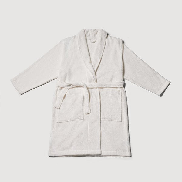 데일리 코튼 테리 배스 로브 화이트 J625902003601