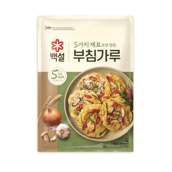 백설 5가지재료 부침가루1kg