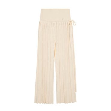 조셉앤스테이시 Pleats Flight Pants Long 38 Vanilla (0JSM2PT40202F)