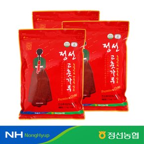 정선 고추로 만든 고춧가루(매운맛) 1kgx3팩(25년산)
