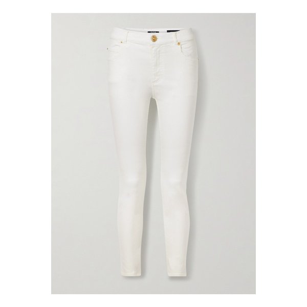 하이라이즈 스키니 진 오프 화이트 46376663162844091