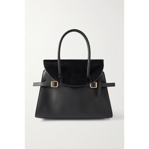 심카이 리버 스웨이드 트림 가죽 토트백 46376663162899735