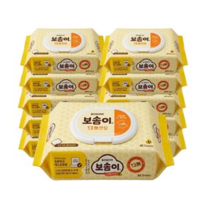 안심 아기 물티슈 13무 캡형 60매 10팩