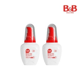 1단계 신생아 치약 액상타입 80g(사과향) x2개 무불소