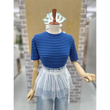 레코브 스트라이프 슬림핏 티셔츠(LC41E6ST016X)