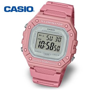 [정품] CASIO 카시오 아이코닉 W-218HC-4A 공용 방수 전자 군인시계