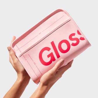 Glossier 글로시에 뷰티백 화장품 파우치 핑크