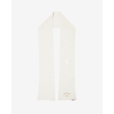 헌터 [UNISEX] 립 니트 캐시미어 스카프- 아이보리 HBW0001CNZIVO