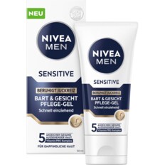 니베아 NIVEA 맨 민감성 비어드 & 페이스 케어 젤 50ml