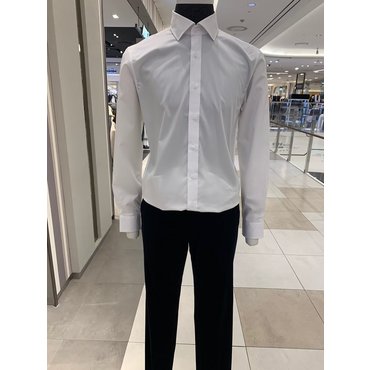 킨록바이킨록앤더슨 20 S/S 화이트 세미와이드 컬러  스판셔츠 CZD72L012
