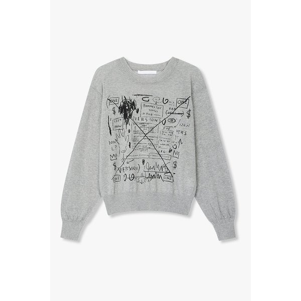 [BASQUIAT] 바스키아 그래픽 프린트 니트 풀오버 71153507C1172