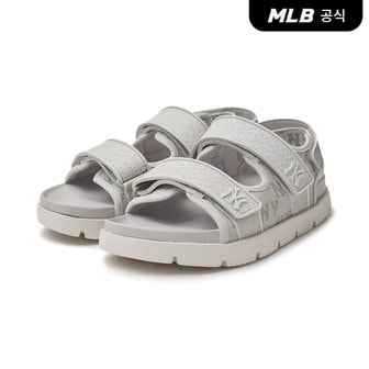 MLB [코리아공식] 라이너 샌들 데님 모노그램 NY (Grey)